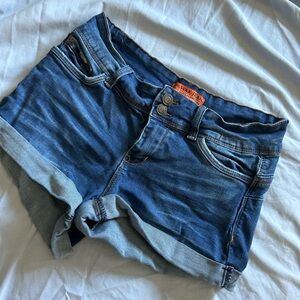 denim shorts